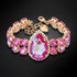 Aproce "Debesu Piliens II (Lotus Pink DeLite)" ar Swarovski™ kristāliem